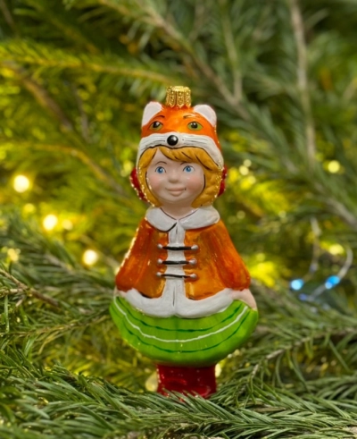 Ёлочные игрушки ручной работы - Лиса